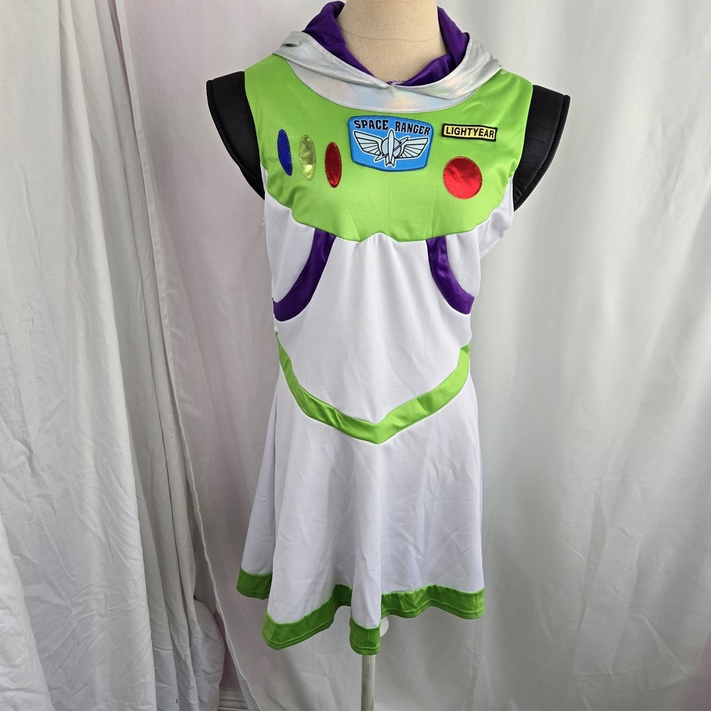 Buzz Lightyear Womens Costume Dress Size XL Toy Story Spirit Halloween Cosplay